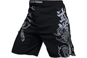 Hardcore Training Shorts Homme Combat Shorts Arts Martiaux MMA BJJ Fitness Muay Thai Boxe Grappling No Gi