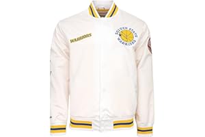 Mitchell & Ness NBA Hometown LW Satin Jacket, White
