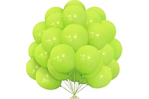 YOYOIN 30 Pezzi Palloncini Verde Lattice Verde Chiaro Verdi Frutta Opachi da 12 Pollici per Ragazze Donne Ragazzi Festa di Compleanno Matrimonio Baby Shower Laurea Battesimo Nuziale Anniversario Decorazioni