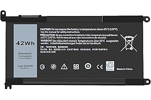 YASI MFG WDX0R WDXOR Bateria do Dell Latitude 3180 3480 3580 3189 3379 Inspiron 15 5565 5567 5568 5578 5579 5584 7560 7570 7573 7579 7580 7569 5368 5378 5379 7368 7378 7460 5765 5767 5770 Vostro 5468 5568