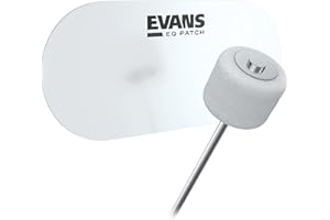 Evans Patch double-pédale Evans EQ, plastique translucide