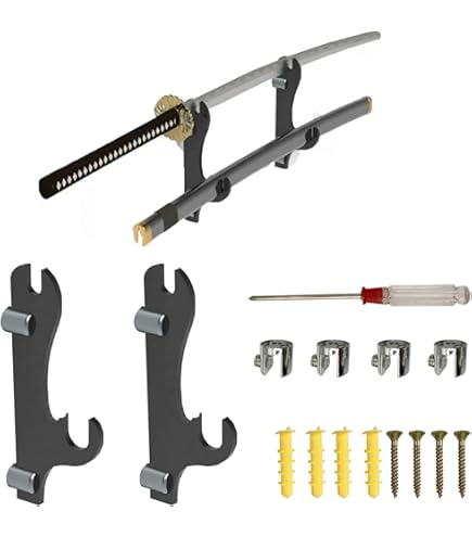 Ekkhysis Support Ural à 2 Niveaux Pour Katana - Support Réglable Pour