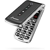 SweetLink Telefono Cellulare per Anziani con Tasti Grandi, GSM Flip Telefoni Cellulari per Anziani, Volume Alto, Funzione SOS