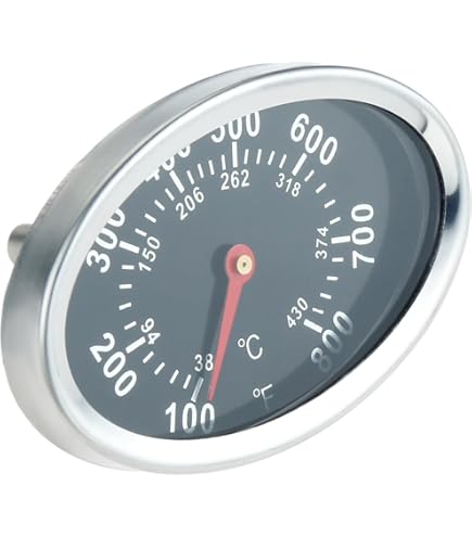 Termometro Da BBQ Analogico HomeTools.eu® - Resistente Fino A 300°C, Perfetto Per Grigliate E Affumicatori - Foto 2