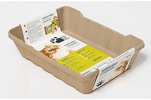 Disposable Cat Litter Tray - EcoPetBox - Eco Friendly - Liquid Proof (3 Pack)