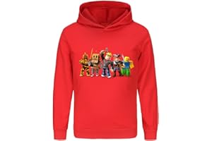 Rzfbeeok Youtube Gamer Ages 3-13 Boys Girls Cartoon Hoodie Kids Sweatshirt Pullover Hoody