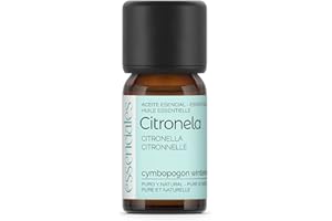Essenciales - Aceite Esencial de Citronela, 100% Puro, 10 ml | Aceite Esencial Cymbopogon Winterianus