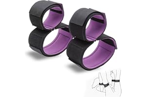 QOWUXHZ S-M Cinturón De Yoga Para Ejercicios De Muñeca Y Tobillo Púrpura