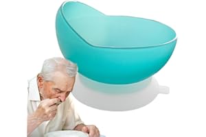 YSVNLMJY Bols pour personnes âgées | Assiettes antidérapantes avec base à ventouse – Vaisselle auxiliaire adaptative pour l'alimentation, plat pour personnes âgées pour les besoins spéciaux