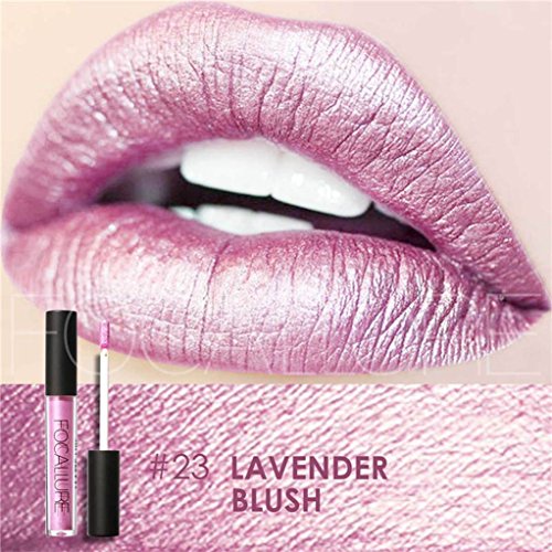 Lipstick Vovotrade FOCALLURE Neue Mode Lippenstift Kosmetik Frauen Sexy Lippen Metallic Lip Gloss_A - 2
