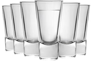 BORMIOLI ROCCO Ypsilon - Juego de Vasos pequeños para café o Licor - 70 ml - Pack de 12