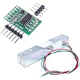 Aihasd Digital Load Cell Weight Sensor 1 kg Portable Electronic Kitchen Scales + HX711 Weighing Sensors Ad Module for Arduino
