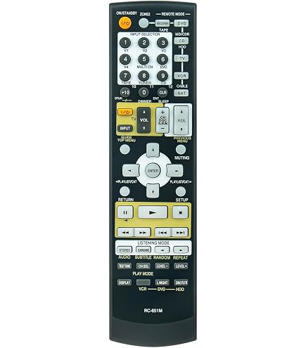 Hotsmtbang Telecomando di ricambio per Onkyo RC-801M HT-R990 TX-NR509 HT-R758 RC-840M TX-NR828 TX-NR727 RC-865M TX-NR525 A/V AV Ricevitore