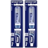 Signal White Now Toothpaste 14ml + Toothbrush Travel Set 2 pack