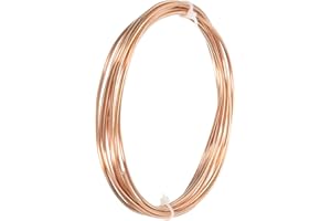 DMiotech 1mm x 2mm Long 3.0 M Réfrigérateur Cuivre Tuyau Flexible Tube pour Compression, Air Conditionneur Air Assist