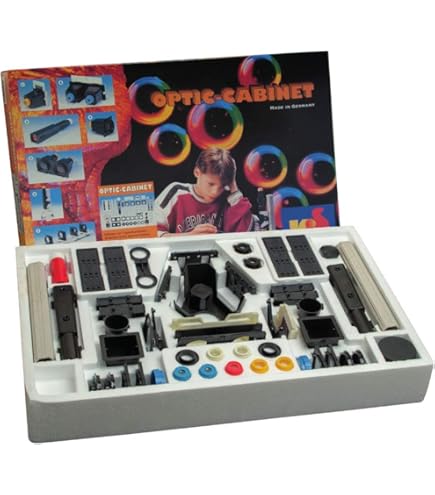 Optisches Experiment Set - Physik Optik Unterricht Mit Linsen & Lichtquellen