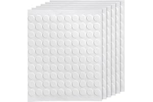 FIXCHORD Double Sided Sticky Dots, 600pcs Clear Acrylic Glue Dots, Waterproof Dot Stickers Adhesive Dots, 10mm Removable Round No Trace Putty for Birthday Party Wedding Christmas Decor Scrapbooking