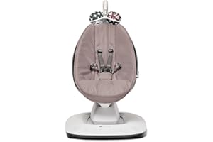 4moms mamaroo sdraietta elettrica per neonati, bluetooth, 5 movimenti unici, colore rosewood