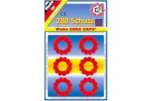 Schrödel J.G. GmbH 8030248 Spielzeug-Munition für 12-Schuss Spielzeugpistolen, 288 Schuss, Einheitsgröße