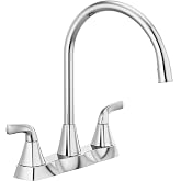 Peerless P2935LF Parkwood İki Saplı Mutfak Bataryası G&uuml;verte Montajı, Krom