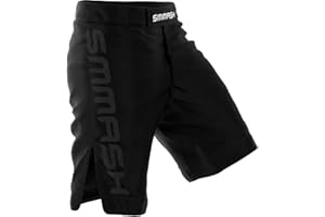 SMMASH Short D'entraînement pour Homme MMA Boxe Sport Gym Fitness Homme Short De Sport