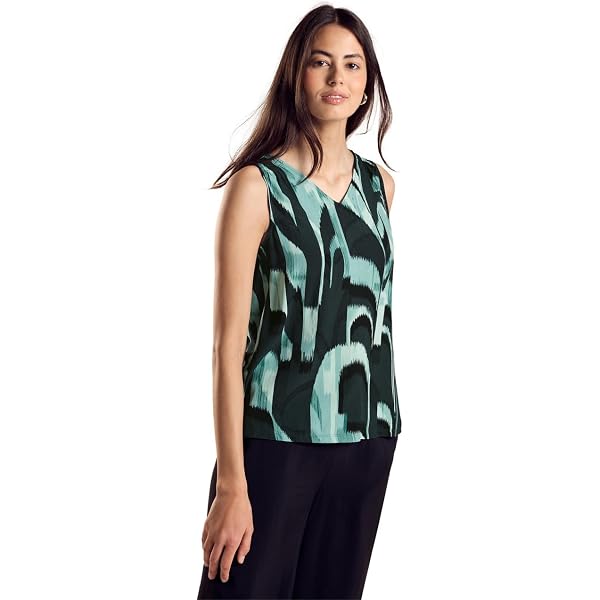 Street One Damen T-Shirt Mit Häkelstruktur – Sommerliches Top Mit Weicher Viskose – Lässig & Stylisch