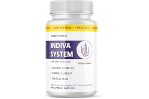MAYPRODUCTS Indiva System Gélules - pour hommes et femmes - avec des ingrédients naturels tels que le Garcinia Cambogia - contenu 90 gélules par boîte 1x