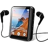 MP3 Player, Bluetooth 5.0 MP3 Players with 1.8" Full Touch Screen, 16GB HiFi Lossless Sound Music Player, FM Radio, Built-in 