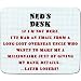 Produktbild Sabrina's Schreibtisch, wenn I'm Not Here, I've sich einen Millionär!-Gag E-Mail-Motiv, personalisierbar, Adressbuchfirmen, Premium-Mauspad, 5 mm dick
