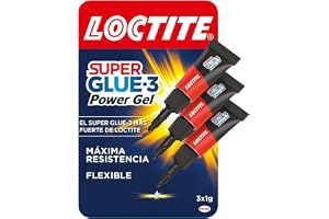 Loctite Super Glue-3 Power Flex Mini Trio Set med lim, 3 stycken om 1 g