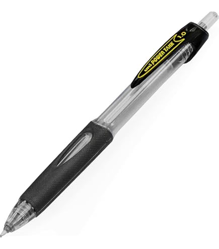 Uni Power Tank – Penna A Sfera 0,7 Mm – Inchiostro Nero – Corpo Nero – Scrive Su Superfici Grasse E Bagnate - 3