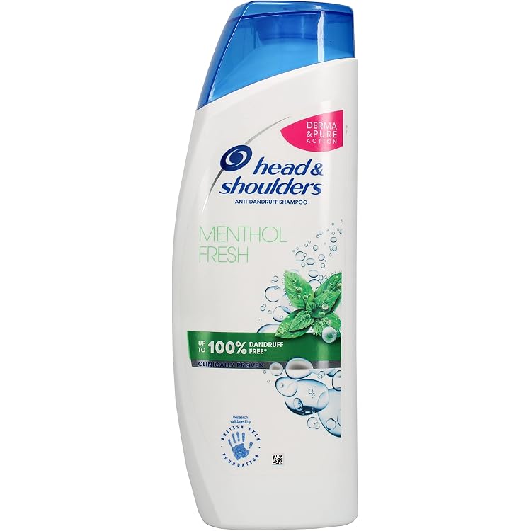 Head & Shoulders Anti-Schuppen Shampoo Menthol Fresh – 500 Ml, Für Normales Bis Fettiges Haar
