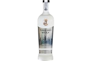 Smiling Wolf Vodka - Functional Mood Enhancing Spirit with Natural Nootropics & B Vitamins - Premium Non Alcoholic - 700ml Bottle