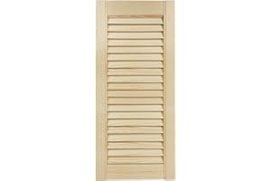 DecoMeister Mobili Porta Lamella Porte Pino Mobili Anteriore Pino Non Trattato Armadio Porta Armadio Aperto Lamelle 294x690 mm Singolo legno massiccio a venatura naturale