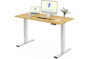 ‎FLEXISPOT FLEXISPOT Höhenverstellbarer Schreibtisch elektrisch 120×80 cm mit Dualmotor & 3-stufigem Gestell – Ergonomischer Standing Desk für kleine Räume & Home Office, 100 kg Tragkraft, leise <50 dB