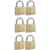 Master Lock &ndash; 140EURSIX &ndash; 6 aynı anda pirin&ccedil; asma kilit 40 mm