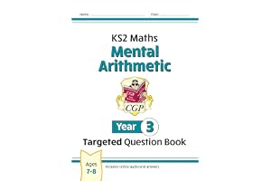 Coordination Group Publications Ltd (CGP) KS2 Maths Year 3 Mental Arithmetic Targeted Question Book (includes Online Answers & Audio Tests)
