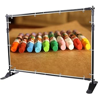 Bannerbuzz Adjustable Step And Repeat Telescopic Banner Amazon Co