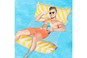 KOIROI Piscina Materasso Ad Aria, Adulto Dell'Amaca Dell'Acqua Giocattolo Della Piscina, 4 In 1 Materasso Gonfiabile Dell'Aria Dell'Amaca Dell'Acqua Del Giocattolo Della Piscina Per Gli Adulti/Bambini