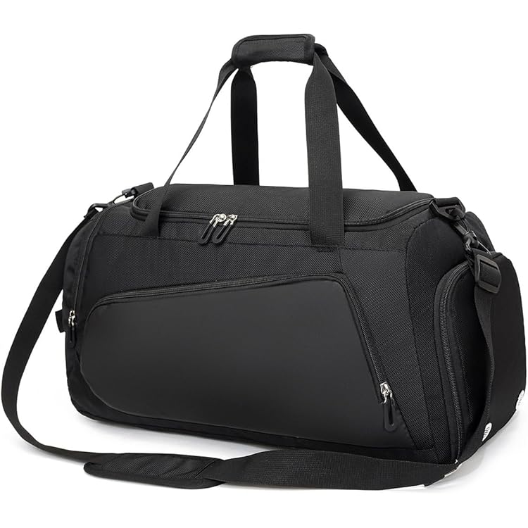 NUBILY Sports Gym Bag Duffel Bags With Shoes Compartment Waterproof - View #9