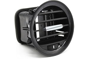 GOOLRC1 GoolRC - IDENT KB6 13417362 Aire Vent Japan, Copertura della griglia del pannello di ventilazione, nero, piano cromato