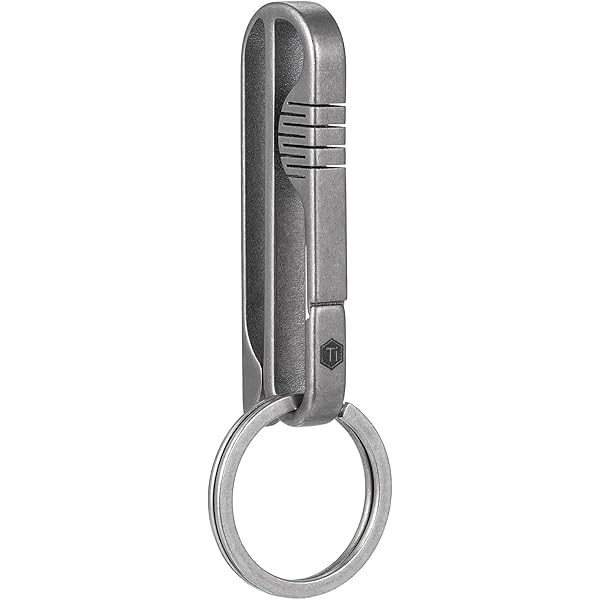 2 Clip Da Cintura In Acciaio Inox Con Portachiavi – Multiuso, Tattiche, Per Chiavi, Torce E Attrezzi EDC, Argentate - 3