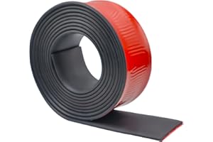 JAHOMFAI Neoprene Adesivo Rotolo Gomma Foglio Di Neoprene Adesiva Solida Gomma Antiscivolo, Fai Da Te, Protezione Per Pavimenti, Antivibrazione, Antiscivolo