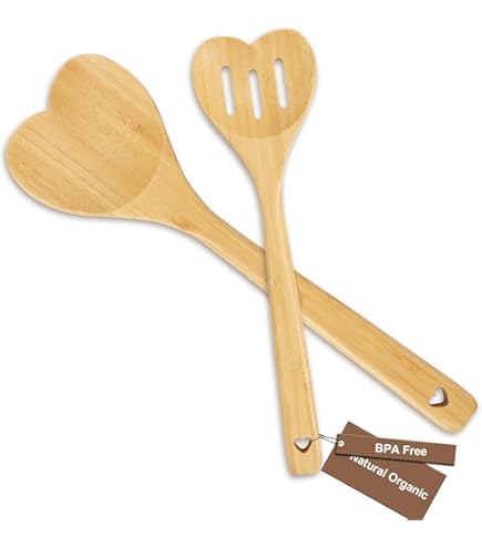 teemando® 100 x stabiele houten kooklepel van 30 cm, ovale kooklepel voor koken en bakken, gegarandeerd onbreekbaar bij normaal gebruik