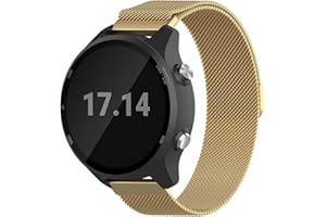 BRYNNSHOP Kompatibel mit Amazfit GTR 3 Armband Metall GTR 3 Pro Ersatzarmband Metall Magnet Edelstahl Mesh Uhrenarmband für Amazfit GTR 3/GTR 3 Pro/GTR 2e/GTR 2 Mini/GTR 2/GTR 47mm