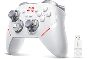 BEITONG KP40 Wireless Controller for PC, Switch/Switch 2, Android, TV, Steam Deck, Precision Adjustable TMR Joysticks, TMR Triggers, Bluetooth & 2.4g Gamepad with 1000Hz Polling Rate