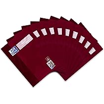 Hamelin A4 oefenboeken, 48 pagina's, geel, 10 stuks, voor school, 8 mm