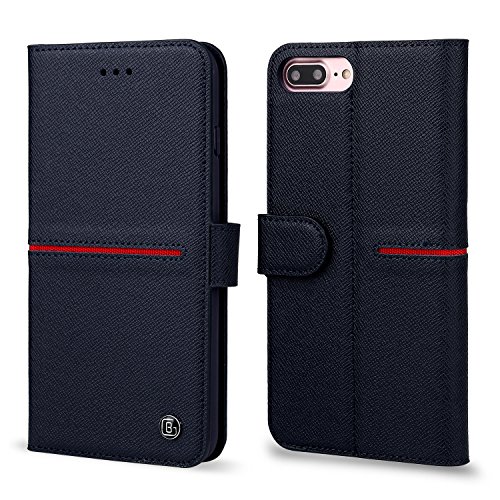 MILAN NICE Coque iPhone 8 Plus/iPhone 7 Plus Antichoc Etui Portefeuille à Rabat en Cuir Véritable MILAN NICE Coque iPhone 8 Plus/iPhone 7 Plus Antichoc Etui Portefeuille à Rabat en Cuir Véritable
