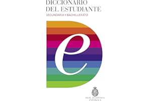 Diccionario Del Estudiante. Secundaria Y Bachillerato (DICCIONARIOS RAE ESCOLAR) - 9788430618019