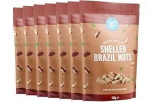 ‎HAPPY BELLY Amazon-Marke: Happy Belly Paranusskerne, Ungesalzene, 100g, 7er-Pack